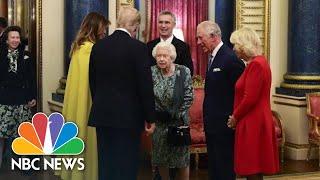 Queen Welcomes President Donald Trump To Buckingham Palace | NBC News