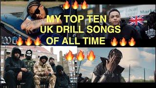 MY TOP 10 UK DRILL SONGS OF ALL TIME