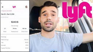 Real Earnings From 10 HOURS of Lyft Driving!!