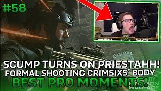 SCUMP TURNS ON PRIESTAHH! FORMAL IS SHOOTING CRIMSIX BODY! (Best COD Moments Pt58)