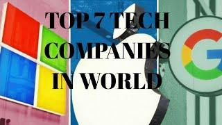 TOP 7 TECH COMPANIES IN WORLD 2021 || #company  #top10 #entertainment