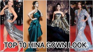 HINA khan ❤️ Top 10 gown looks 