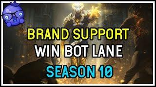 Destroy the enemy  Botlane playing Brand Support! - League of Legends