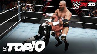 Calamitous Catch Finishers: WWE 2K20 Top 10