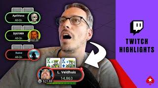 The LUCKIEST MOMENTS of the month! ♠️ Twitch Highlights ♠️ PokerStars