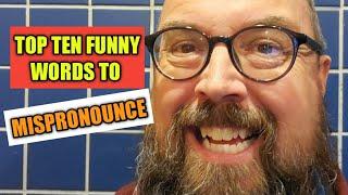 Top 10 Funny Words to Mispronounce : English Teacher Joe Crossman : Minimal Pairs