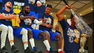 Sweeping The NBA Finals | Free Throw Line Dunk! Champagne Shower Celebration | NBA 2k20 MyCareer #20