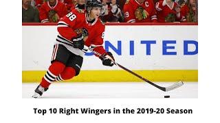 Top 10 Right Wingers in the 2019-20 Season