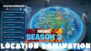 *NEW* ALL Week 11 (Location Domination Pt1) Challenges - Season 2 Chapter 2 - Fortnite Battle Royale