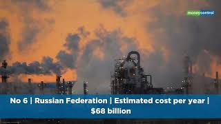 Air pollution from fossil fuel costs world economy $8 billion a day paid; China, USA, India highest