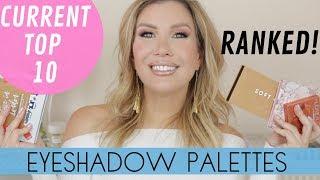 RANKING MY TOP 10 FAVORITE EYESHADOW PALETTES | Risa Does Makeup