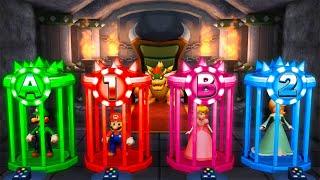 Mario Party The Top 100 MiniGames - Mario Vs Luigi Vs Peach Vs Daisy (Master Cpu)