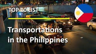 Top 10 Common Transportation in the Philippines