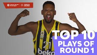 Top 10 Plays | Round 1 | Turkish Airlines EuroLeague