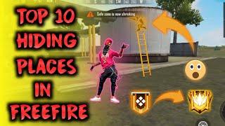 Top 10 hiding place in bermuda map of free fire 