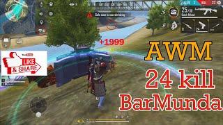 24  kill | Top 10 Barmunda Place in Freefire 2020 | Hacker Gaming