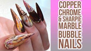 Snake-skin and Marble Nail Art!