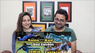 Pak React to Top 10 Best Catches by Indian Players Raina, Yuvraj, Kaif and Jadeja In Cricket History