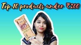 Top 10 Products Under ₹200 That Actually Work | Skincare Makeup Jewelry | Budget Buys