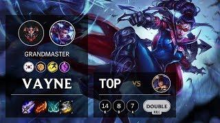 Vayne Top vs Garen - KR Grandmaster Patch 10.6