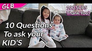 TOP 10 QUESTIONS TO ASK A KID!!