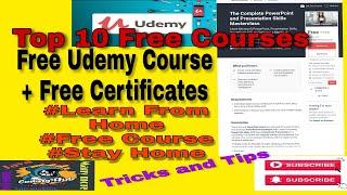 Top 10 Free Demanded Udemy 100% Free Course with Certificate |Free Demanded Udemy Course+Certificate