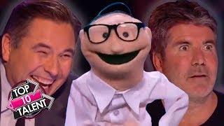 TOP 10 UNFORGETTABLE Puppet Auditions On Got Talent!