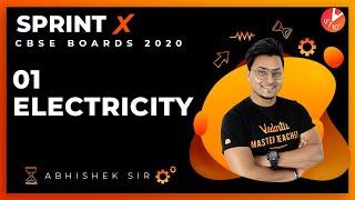 Electricity Class 10 Sprint X 2020 | CBSE Physics | Science Chapter 12 | NCERT @Vedantu Class 9 & 10