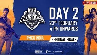 [Hindi] PMCO India Regional Finals Day 2 | Spring Split | PUBG MOBILE CLUB OPEN 2020