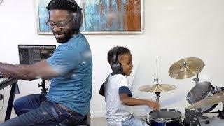 Father Son Jam Session | We make up a song for Mom & Shia