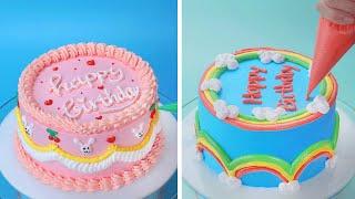 Top 10 Happy Birthday Cake Decorating Ideas For Family | So Yummy Colorful Cake Tutorials