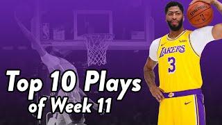 NBA | Top 10 Plays of Week 11 | Dec 29 - Jan 4