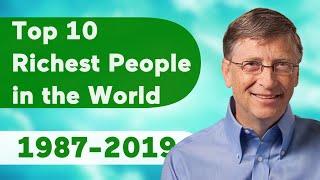 Top 10 Richest People in the World (1987-2019)