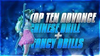 LEARN TOP 10 ADVANCED DRILLS AND FANCY MOVES OF CHINESE PRO PLAYERS | PUBG MOBILE