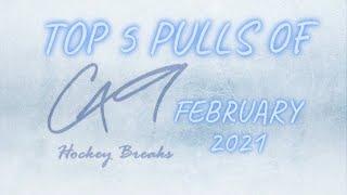 c49HockeyBreaks February 2021 Review - Top 5 Pulls of the Month