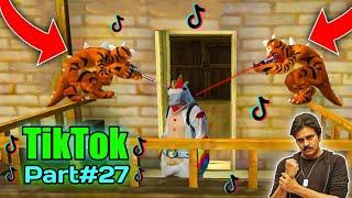 FREE FIRE BEST TIK TOK VIDEO PART#27 - ALL VIDEO FUNNY MOMENT AND SONG FREE FIRE BATTLEGROUND.