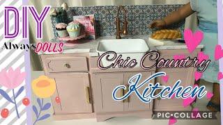 DIY   American Girl   Chic Country Kitchen Part 1