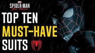 Top 10 MUST-HAVE Alternate Suits for Spider-Man: Miles Morales (Spider-Man PS5)