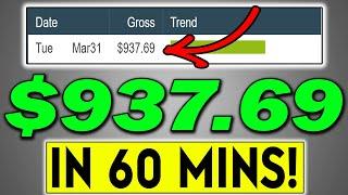 THIS is How YOU Earn $937.00 In 60 Minutes Over and Over (Make Money Online)