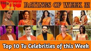 FMN Ratings of Week 31 : Top 10 Tv Celebrities of this Week