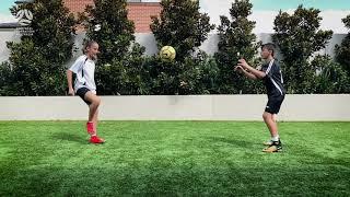 Football Skills Challenge | SKILL 3 | FIRST TOUCH | CONTROL IN PAIRS