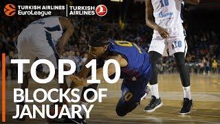 Turkish Airlines EuroLeague, Top 10 Blocks of January!