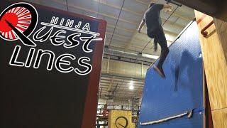 Ninja Quest Training | Lines And Airtrack Tricks