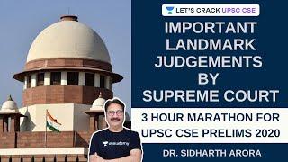The Most Influential Judgments in Supreme Court's History | Crack UPSC CSE /IAS 2020 | Dr. GL Sharma