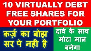 Debt free shares list large cap mid cap small cap | multibagger stocks 2020 India | best shares