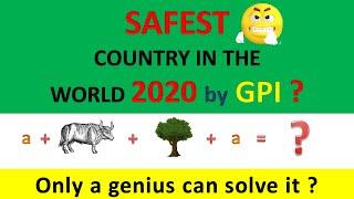 Guess the country by emoji! 2020 | Top 10  Safest Country| Emoji puzzles