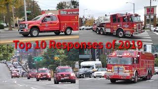 My Top 10 Seattle Fire Responses of 2019