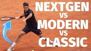 Tennis Forehand - Next Gen vs Modern vs Classic