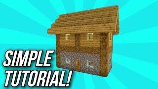 Minecraft: How To Build An NPC Village Tutorial - Plains Big House 1! - (1.14 Village Version)