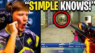 S1MPLE'S GAME SENSE IS SO GOOD YOU MAY THINK IT IS WALLHACK!! - Twitch Recap CSGO